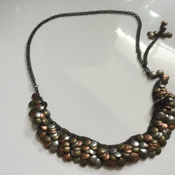Vintage Women\'s Adjustable Mixed Metal Chain Belt